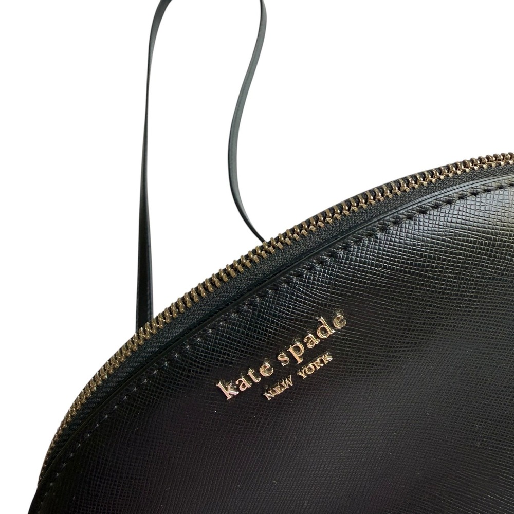 Kate Spade New York Black Cameron Street Hilli Leather Crossbody Bag - Picture 8 of 12